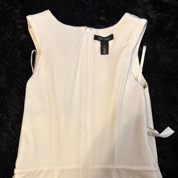 White House Black Market Monochrome Floral Midi Dress - Picture 11 of 12